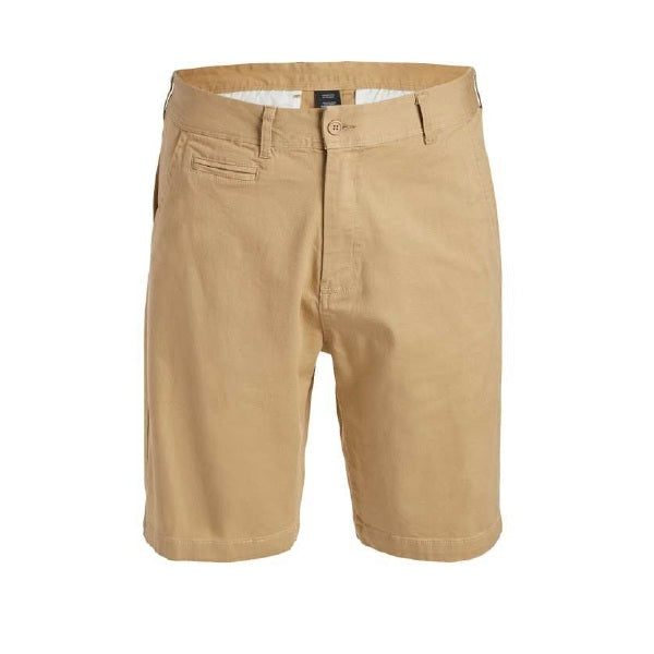 24 Pack Men's Flat Front Stretch Chino Shorts - Khaki