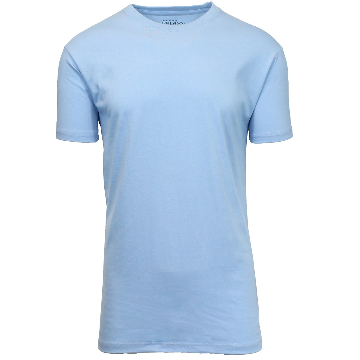 48 Pack Men's Classic Crewneck T-Shirt - Light Blue