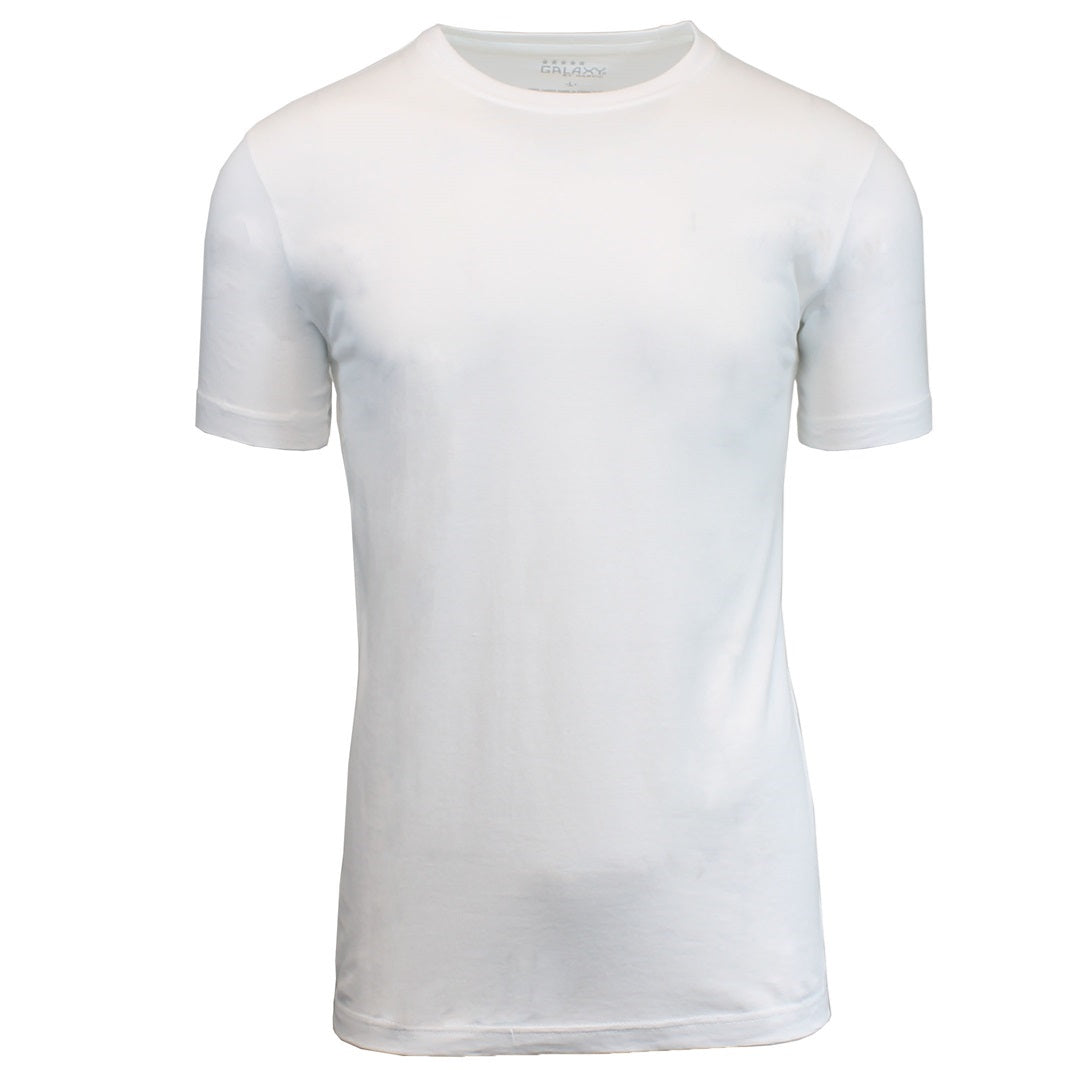 48 Pack Men's Classic Crewneck T-Shirt - White