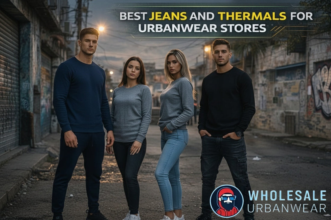 Retailer guide to scaling with bulk urbanwear: hoodies, joggers, and denim sourcing strategy.