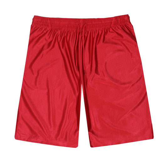 36 Pack 9" Men's Dazzle Basketball Shorts with Pockets - Red