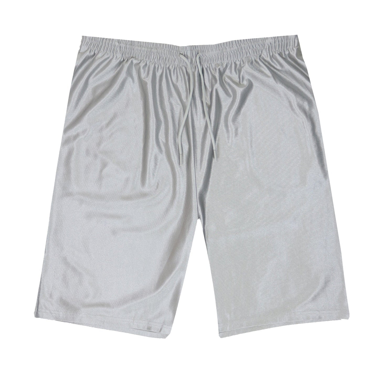36 Pack 9" Men's Dazzle Basketball Shorts with Pockets - Silver