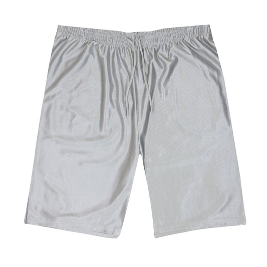 36 Pack 9" Men's Dazzle Basketball Shorts with Pockets - Silver