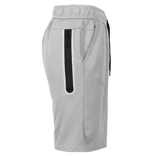 24 Pack Men's Tech Fleece Shorts  With Long Zipper Pocket - Grey