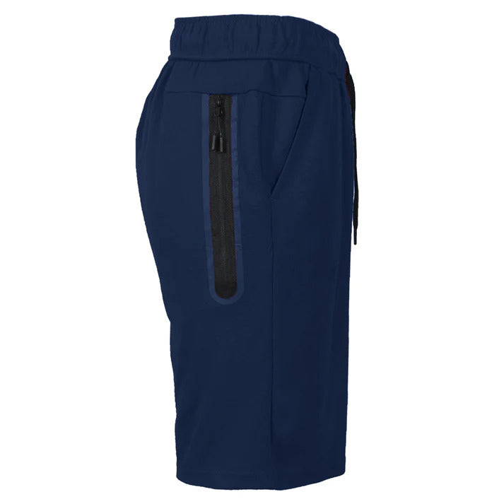 24 Pack Men's Tech Fleece Shorts  With Long Zipper Pocket - Navy