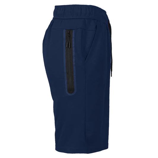 24 Pack Men's Tech Fleece Shorts  With Long Zipper Pocket - Navy