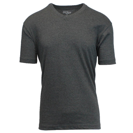48 Pack Men's Classic V-Neck T-Shirt - Charcoal