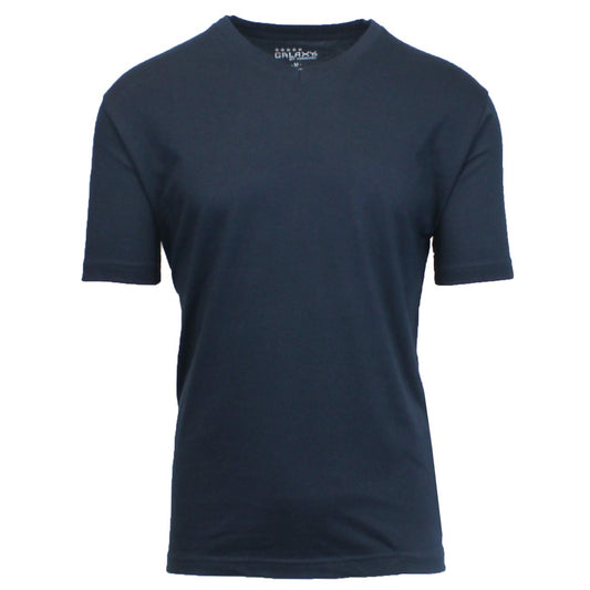 48 Pack Men's Classic V-Neck T-Shirt - Navy