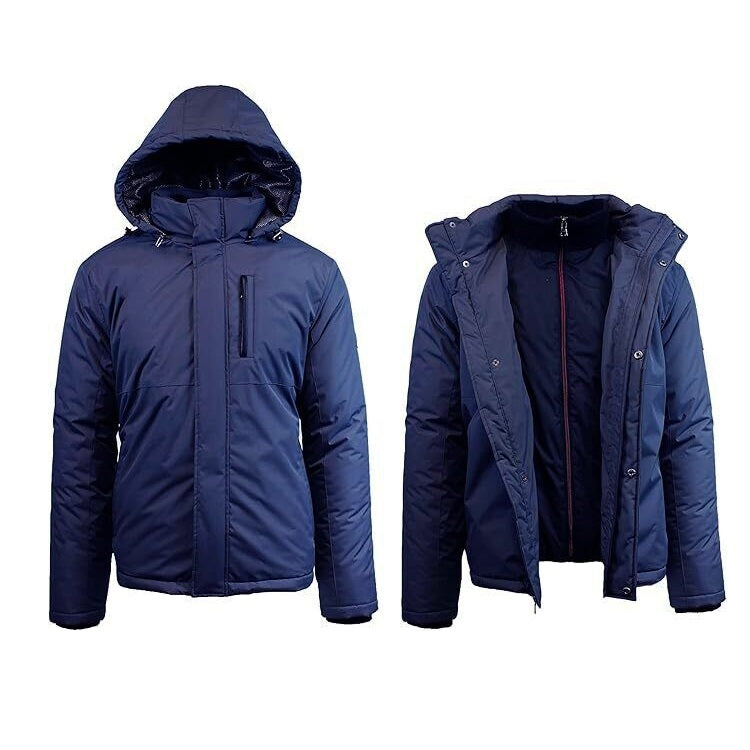 24 Pack Men's Heavyweight Windbreaker Jacket - Charcoal