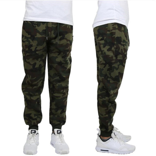 24 Pack Men's Fleece Jogger Sweatpants - Camo