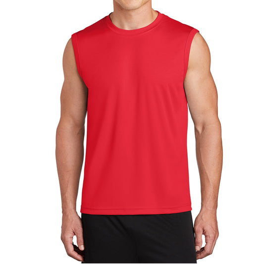 48 Pack Men's Performance Muscle Shirts - Red