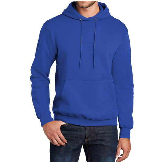 24 Pack Men's Fleece Pullover Hoodie Sweatshirt in Royal Blue