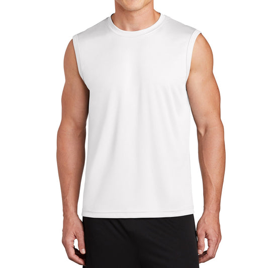 48 Pack Men's Performance Muscle Shirts - White