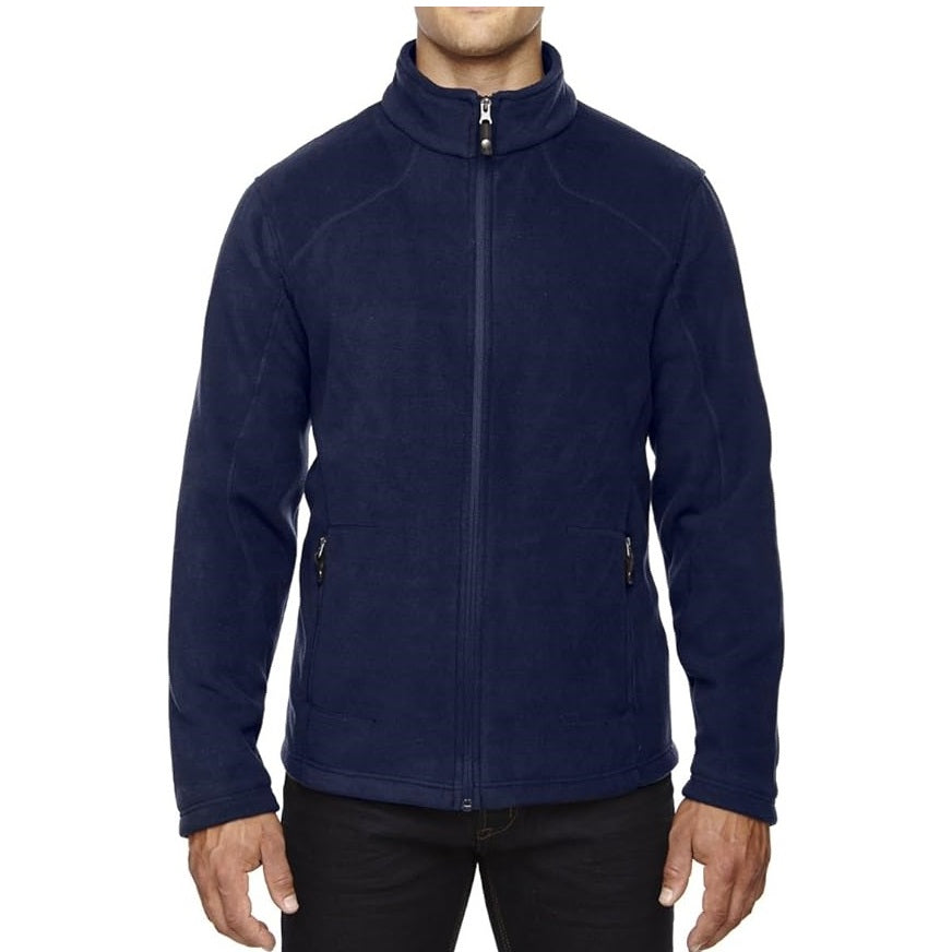 24 Pack Men's Polar Fleece Full Zip Jacket - Navy