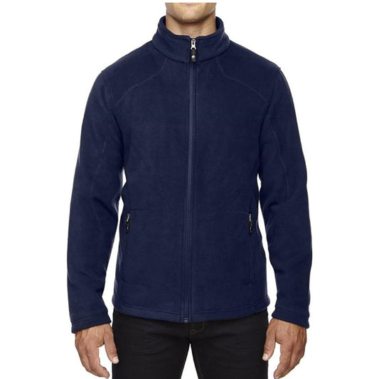 24 Pack Men's Polar Fleece Full Zip Jacket - Navy